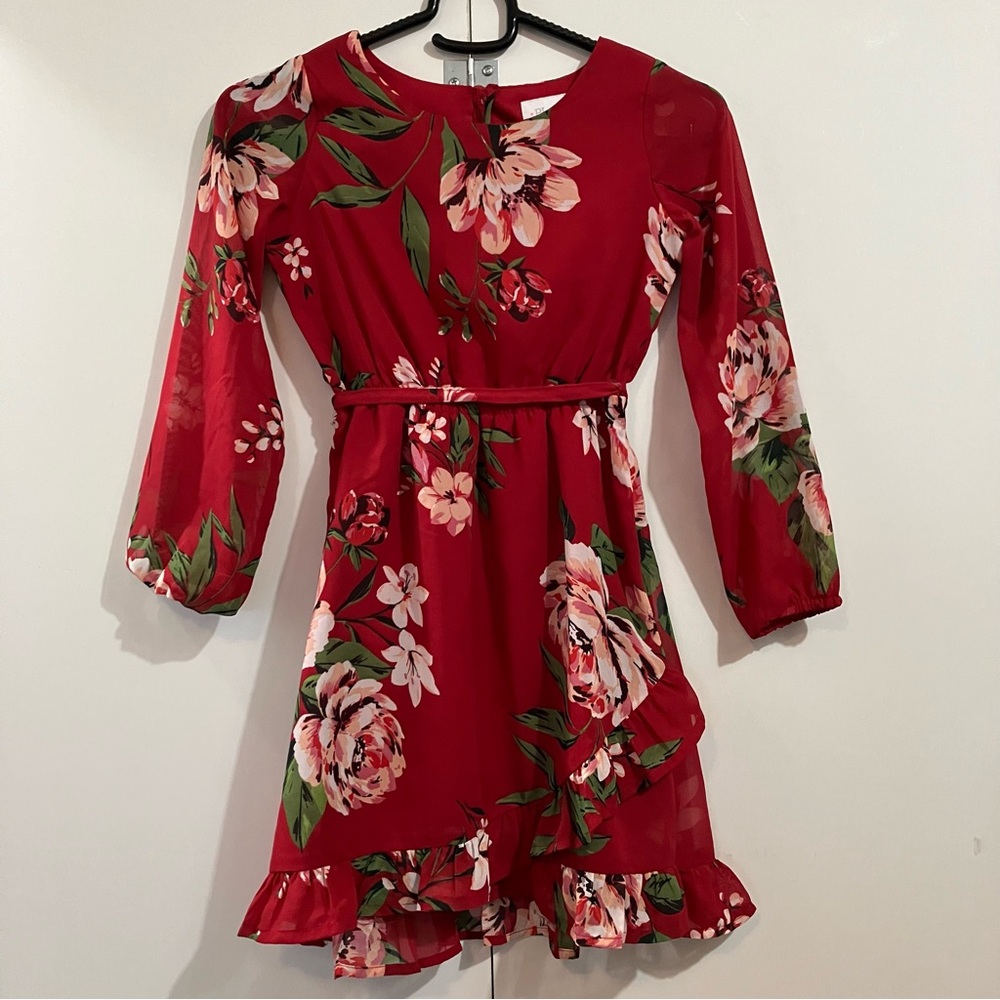 The Children's Place Red Floral Dress
